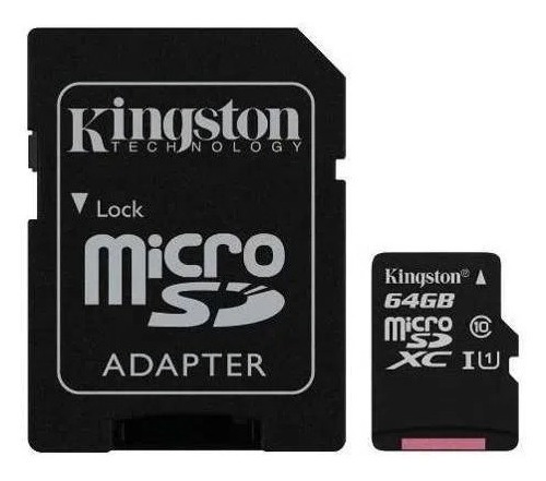 Tarjeta De Memoria Micro Sd 64 Gb Kingston Class 10