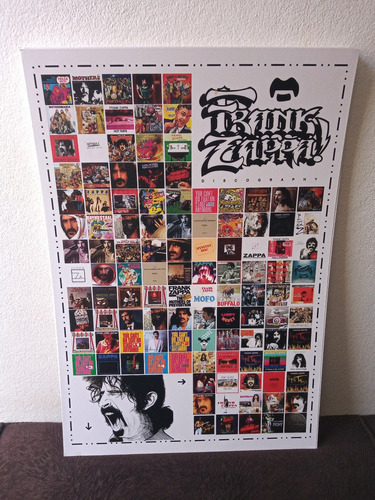 Poster Frank Zappa Hot Rock Vinil Sheik One Over Garage Zoot