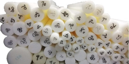 Imagen 1 de 2 de Sanplast Hdpe Barra Cilíndrica 120mm X 1mt Blanco