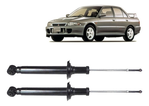 Par Amortiguadores Traseros Para Mitsubishi Lancer 1988 1992