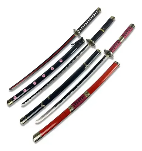 Katana Zoro One Piece Espada De Acero Sandai Kitetsu Cosplay