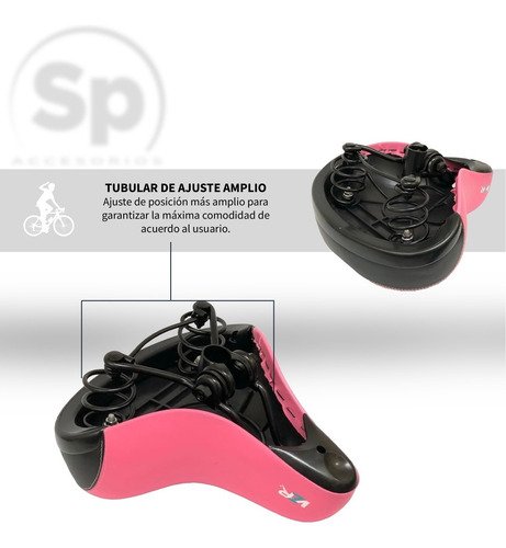 Asiento Para Bicicleta De Paseo De Dama Diseño Amplio
