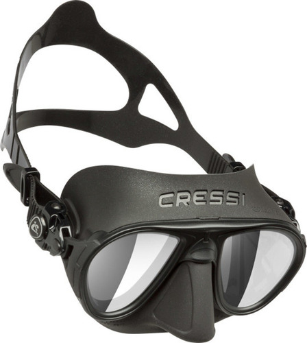Visor Cressi Mascara Para Apnea Calibro Hd Lenses Negro