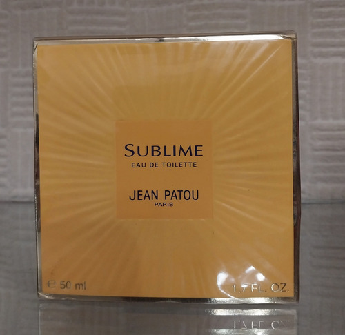 Perfume Para Dama Sublime Jean Patou París 50 Ml Original