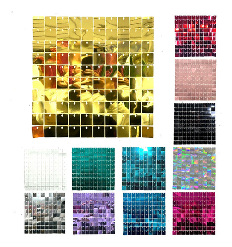 12 Shimmer Wall + Accesorios (1,20x0.90 M) Listo Para Usar 