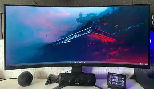 Monitor Gamemax 34 Ultrawide 144hz Quadhd - Escorrega o Preço