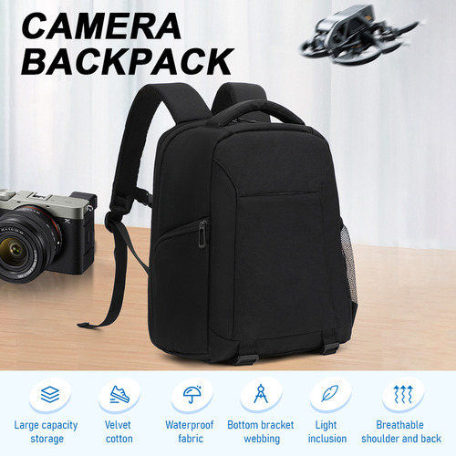 N Mochila Para Câmera Com Acesso Lateral Para Laptop