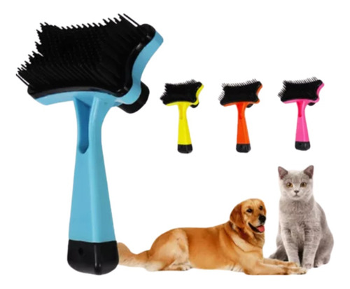 Cepillo Para Mascotas Gato Y Perro Peine Para Quitar El Pelo