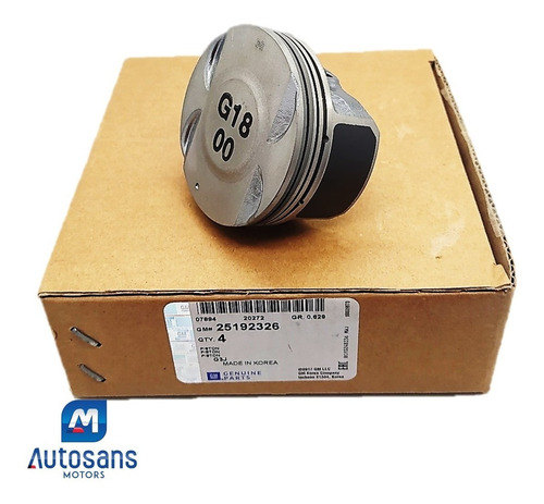 Piston Motor Cruze Std Original Gm (und)
