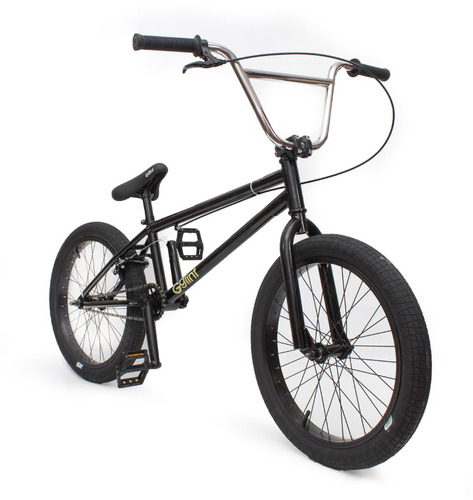 Bicicleta Bmx Glint Start Negra  ¡cubiertas Anchas Linea Pro