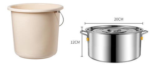 Olla Inferior Compuesta Utensilios De Cocina Olla De 3.5l