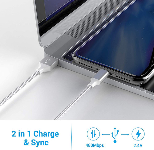 Cable Lightning Nikolable Mfi Certificado Para iPhone 14, Co