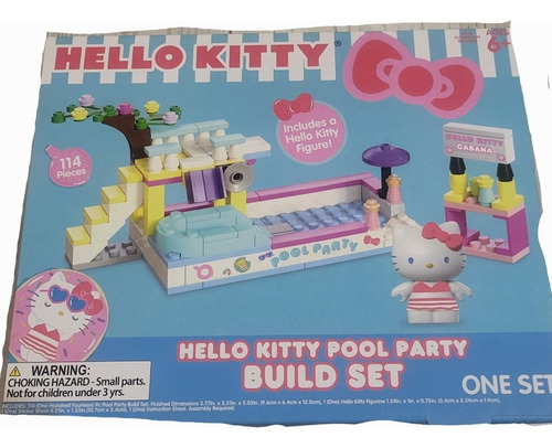 Juego De Encastre Simil Lego De Hello Kitty