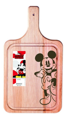 Imagem 1 de 2 de Tábua De Corte Em Madeira Simonaggio Disney - Mickey