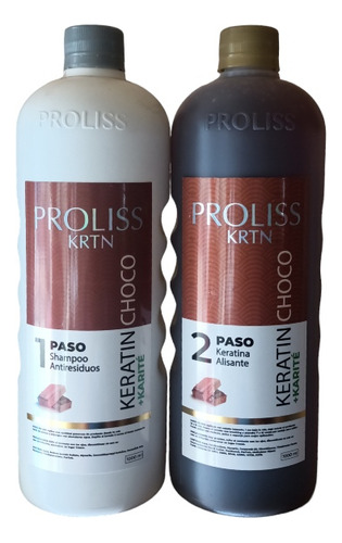 Kit Keratina Alisado Choco Karité Proliss 2 Pasos 