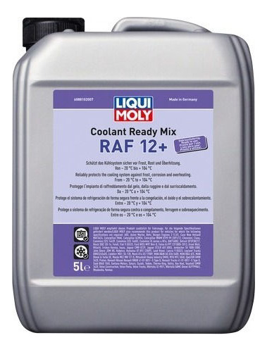 Refrigerante Liqui Moly Coolant Ready Mix Raf12+