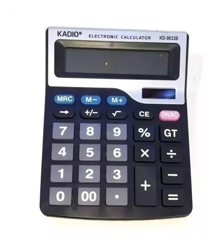 Calculadora Electrónica Baterias 12 Dígitos Pantalla Grande