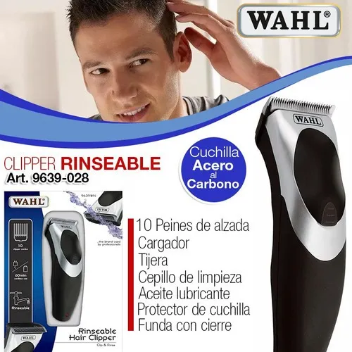 Cortadora de cabello wahl rinseable 9639 new arrivals