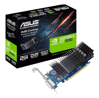 Tarjeta de video Nvidia Asus GeForce 10 Series GT 1030 GT1030-2G-CSM 2GB