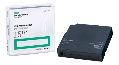 Cartucho De Datos Rw Hpe Lto-7 Ultrium De 15 Tb C7977a