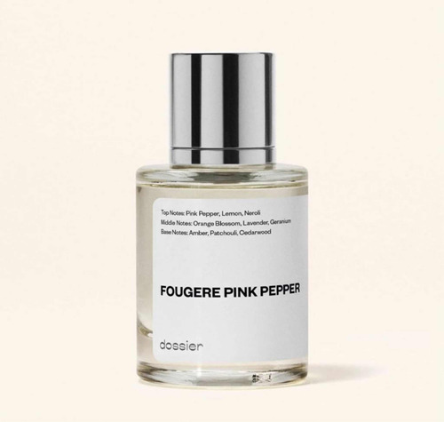 Perfume Dossier Fougere Quilty Pink Guci Pepper Hombre 50ml