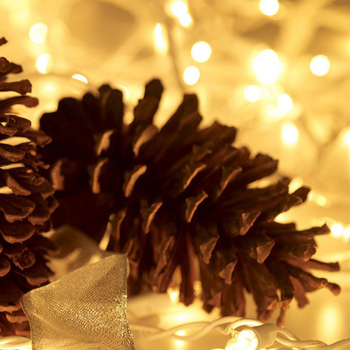 Juego De 100 Luces De Navidad Mini Transparentes 6.4 M