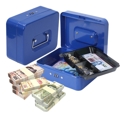 Caja Fuerte Seguridad Cash Box Efectivo Cerradura Contraseña