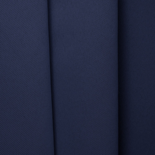 Cortinas Blackout Textil Living 130x210 2 Paños Importada Azul