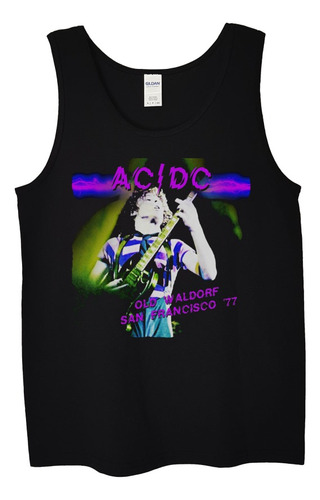 Polera Musculosa Acdc Old Waldorf Rock Abominatron