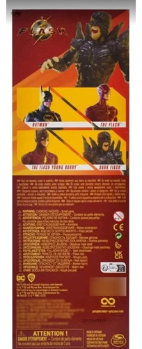 4 Figuras De Accion Dc Comics Flash Batman Dark Flash