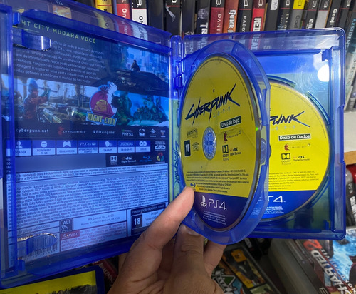 Cyber Punk 2077 Dublado Brasil, Discos Sem Risco Ps4 Físico! (Usado)