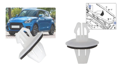 Clickbroche Moldura Delantera Suzuki Swift Vitara Rav 4 X10
