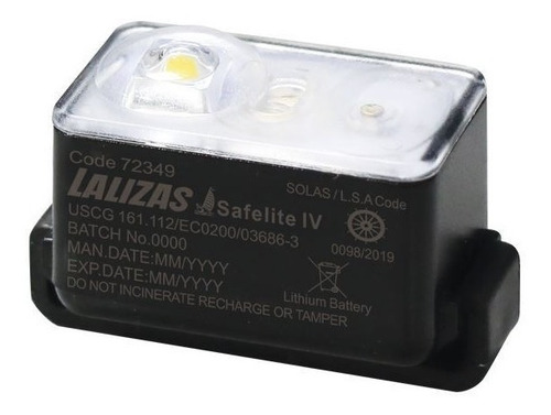 Imagen 1 de 4 de Lalizas72349 Luz P/ Chaleco Salvavidas Todosailing
