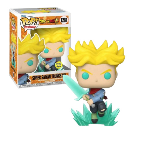 Funko Pop Super Saiyan Trunks 1281 Glow/special Dragon Ballz