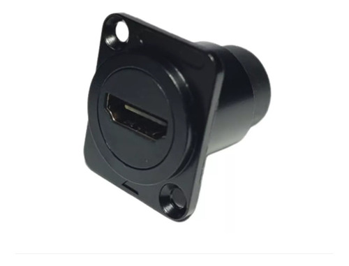 Adaptador HDMI do 1 HDMI fêmea em 1 HDMI fêmea Tebera Emenda HDMI para Painel preto - Kit de 4 unidades