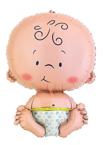 Globo Bebe Para Baby Shower !! 71 X 47 Cm