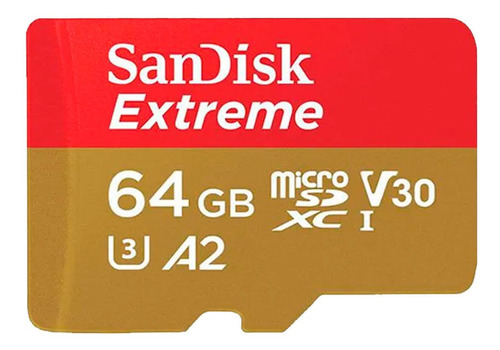 Imagem 1 de 3 de Cartão Memória Micro Sdxc 64gb Extreme 160mbs Sandisk