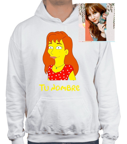 Sudadera Personalizada Los Simpsons Retrato 