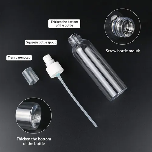 Tarro Frasco Spray Plástico Transparente Envase 30ml X20
