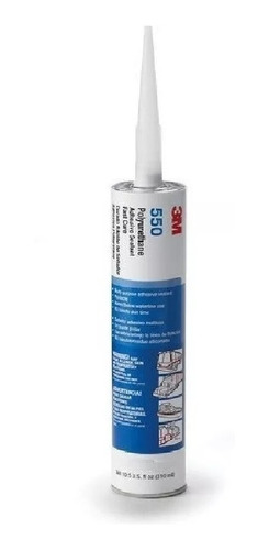 Sellador Poliuretanico 3m 550 Cartucho 310 Ml Gris/blan/negr