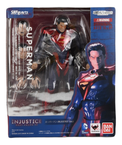 S.h. Figuarts Injustice Superman Dc Bandai Tamashii Nations