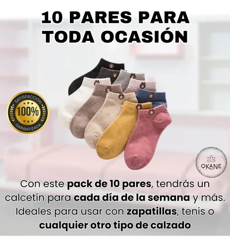 Medias Tobilleras Hombre Mujer Diseño Colores Calcetines