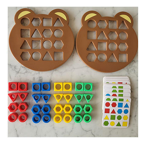 Rompecabezas De Combinación De Bloques De Juego Con Campana