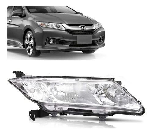 Farol Honda City 2015 2016 2017 Lado Direito