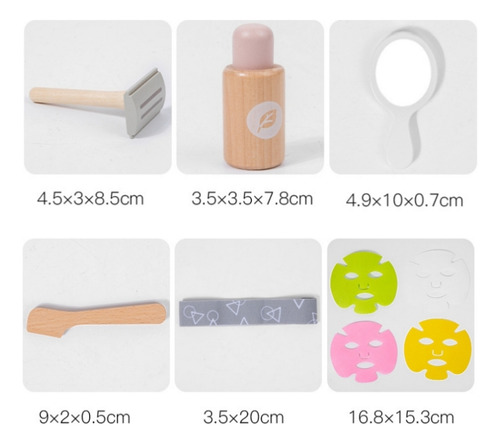 Juego De Mascarillas Cosméticas Para Niños, 17 Piezas, Jugue