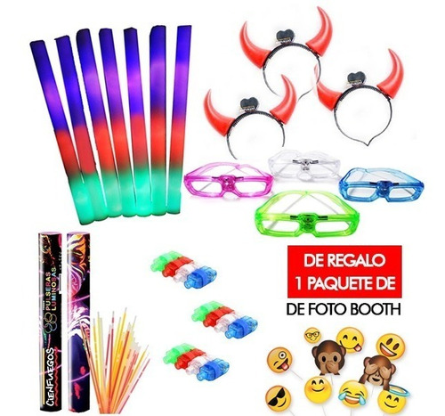 Super Combo Cotillon Luminoso 75 Articulos - Cienfuegos -