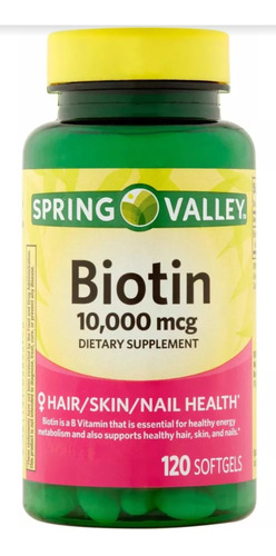 Biotin 10.000 Mcg Spring Valley 