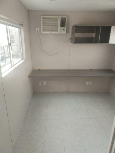 Traila Caseta Camper Remolque Oficina Móvil Con Wc Y 2 Priv