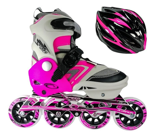 Patines Semiprofesionales Canariam Speed Bolt Casco Twister