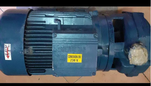 Bomba 10hp Ihm Doble Impulsor Motor Siemens220v Repotenciada (Reacondicionado)